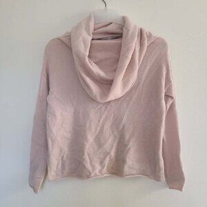 VINCE Women’s Cashmere Cowl-Neck Sweater Pink Size XS